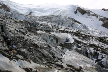 İsviçre 'deki Pennine Alpleri. Avrupa