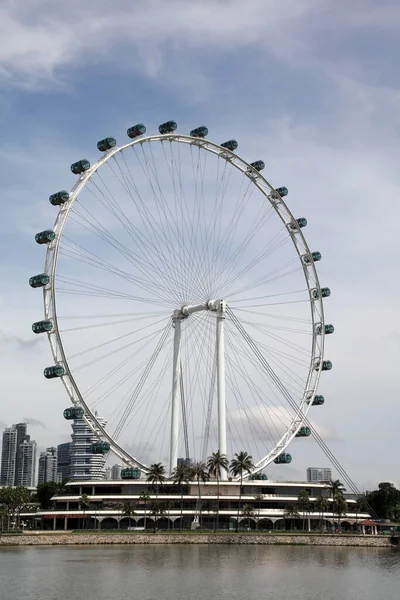 Singapore Republiek Singapore December 2019 Het Reuzenrad Singapore Genaamd Singapore — Stockfoto