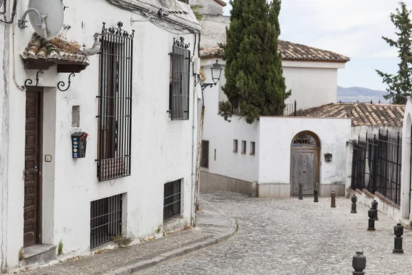 Granada bílé ulice — Stock fotografie