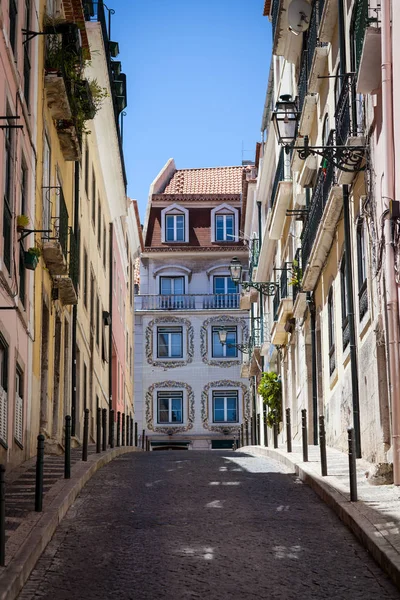 Calle en Barrio Alto Lisboa — Foto de Stock