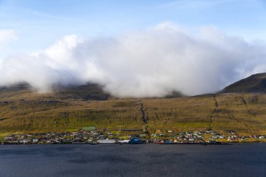 Faroe Adaları 'nda güzel bulutlar
