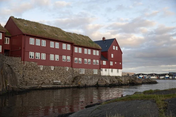 Torshavn, Isole Faroe, Danimarca - 21 settembre 2019: Tinganes — Foto Stock