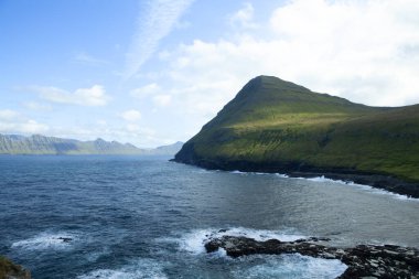 Gjogv, Faroe Adaları 'ndan görüntü