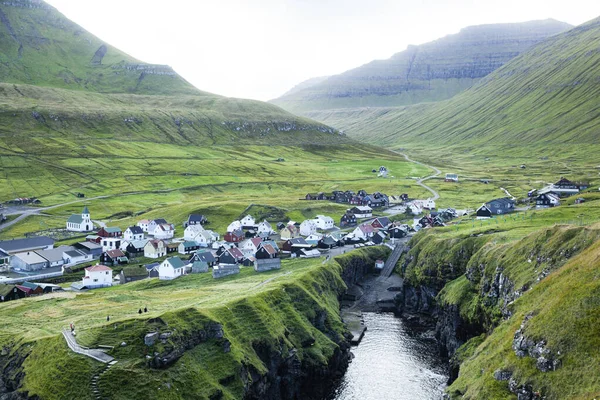 Gjogv, Isole Faroe — Foto Stock