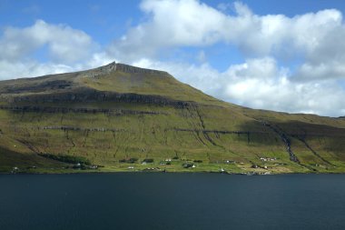 Faroe Adaları 'nda hava güzel.