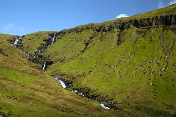 Il bel tempo sulle Isole Faroe — Foto Stock