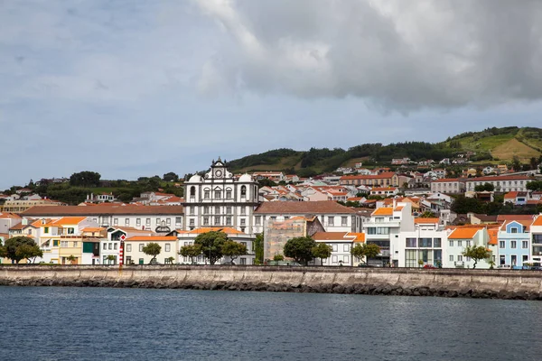 Aproximándose a Horta, Faial, Azores — Foto de Stock