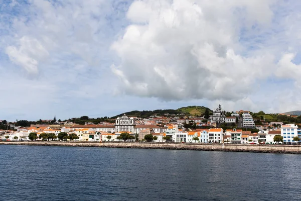 Aproximándose a Horta, Faial, Azores — Foto de Stock