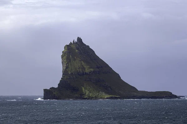 Ilhota de Tindholmur, Ilha Faroé — Fotografia de Stock