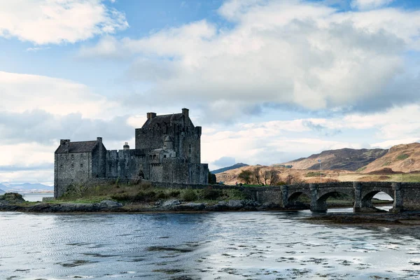 Zamek Eilean Donan, Szkocja, Wielka Brytania — Zdjęcie stockowe