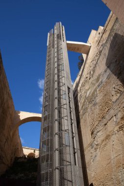 Valletta, Malta Barakka Kaldırma ve panoramik görünümü