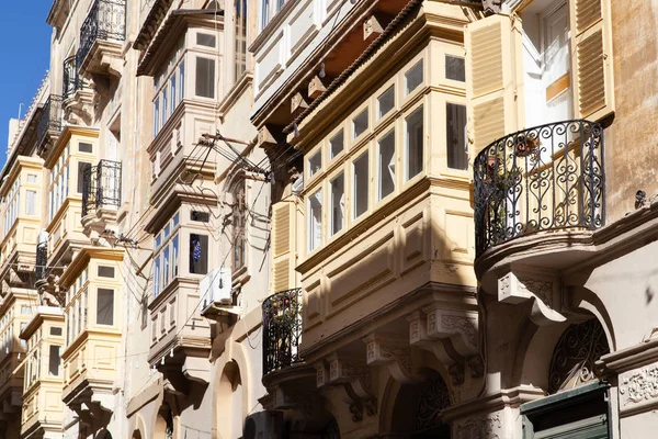 Rezidenční domy v Senglea, Malta — Stock fotografie