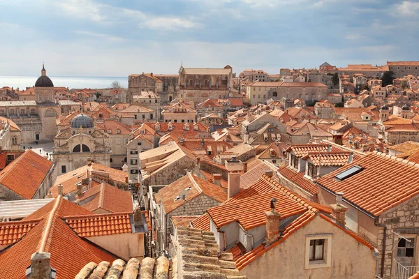 Techos de Dubrovnik, Croacia — Foto de Stock