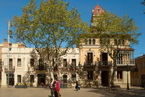 Barcelona Hiszpania Kwietnia 2015 Centrum Civic Can Deu Dzielnicy Les — Zdjęcie stockowe