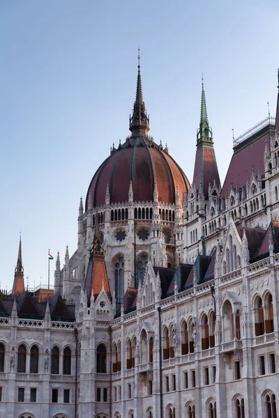 Budapest Hungary 2017 Dome Budapest Parliament — 스톡 사진