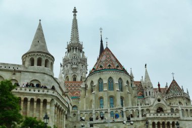 Budapeşte, Macaristan - 7 Mayıs 2017: Balıkçı Kalesi