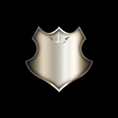 Perçinli kenarlıklı Ortaçağ kalkan.