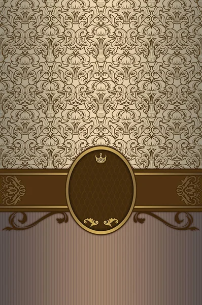 Elegant vintage background with decorative patterns. — Stock Photo, Image