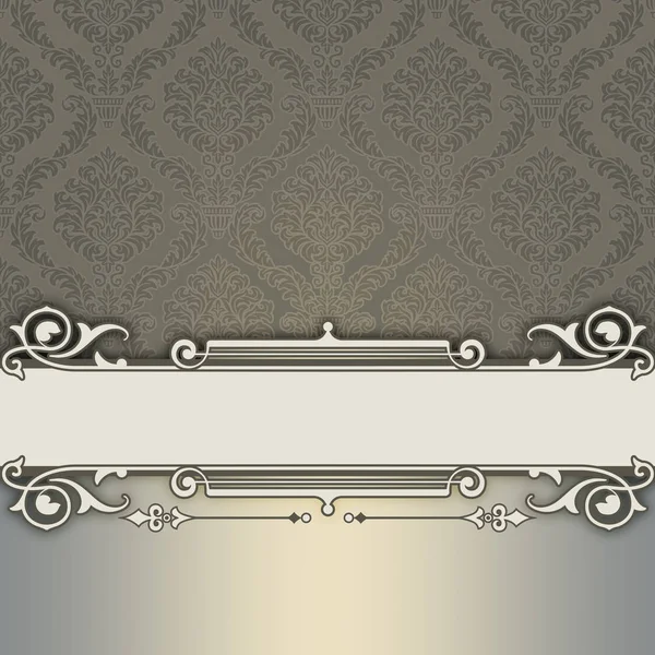 Vintage background with decorative patterns.