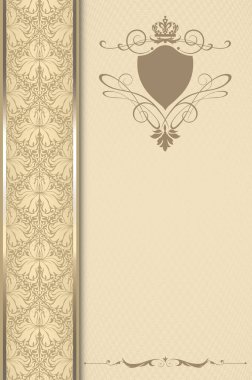 Dekoratif antika arka plan veya kapak-kitap tasarımı.