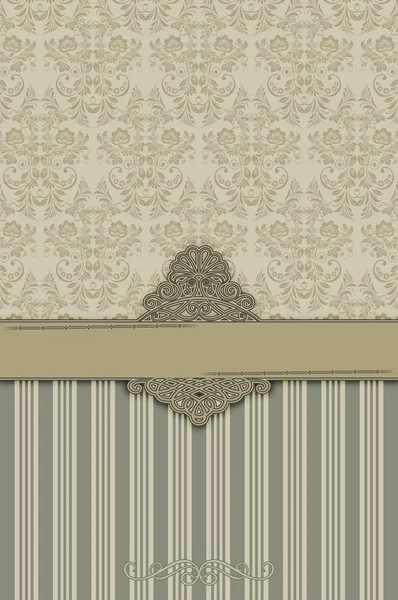 Vintage ornate background with old-fashioned patterns. — Stock Photo, Image