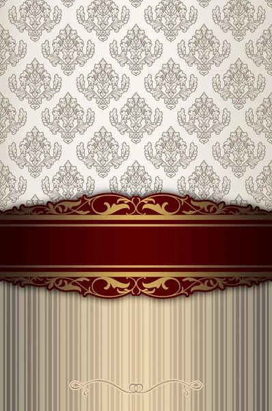 Decorative background with old-fashioned patterns. — Stock Photo, Image