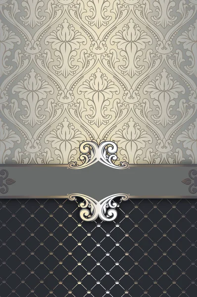 Eski moda desenlerle dekoratif arka plan.