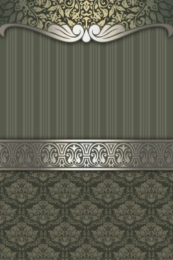 Zarif antika arka plan tasarımı için.