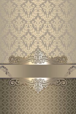 Lüks antika arka plan dekoratif desenleri ile.