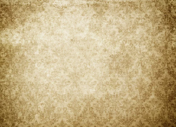 Vintage yellowed and stained paper texture or background. — Stock Photo, Image