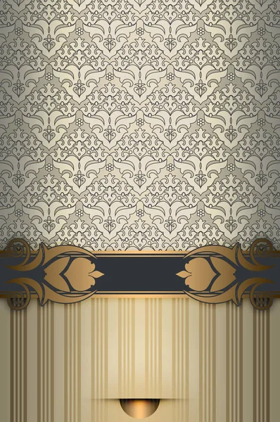 Decorative background with elegant patterns. — Stock Photo, Image
