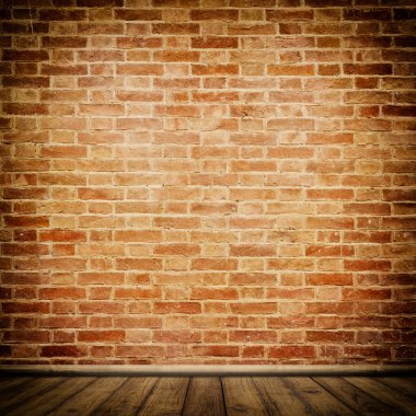 Tuğla duvar arkaplanı.