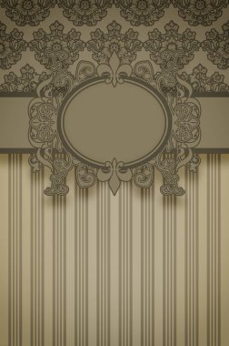 Vintage çerçeve ile dekoratif arka plan.