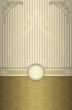 Eski moda desenleri ile zarif dekoratif arka plan.