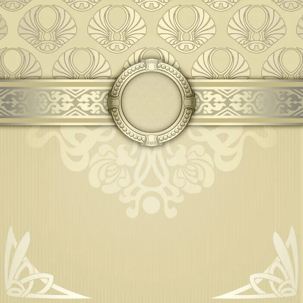 süslü antika arka plan.