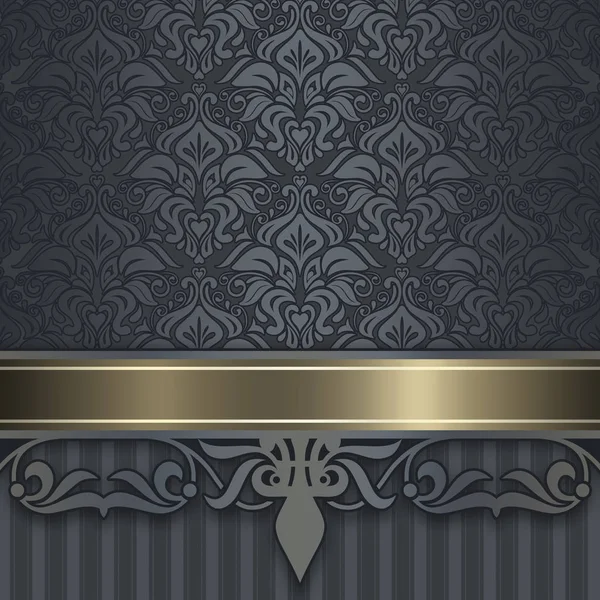 Fondo ornamental decorativo con borde elegante . —  Fotos de Stock