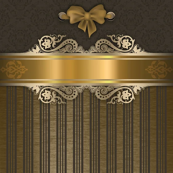 Luxury background with elegant border and patterns. — Stock Photo, Image