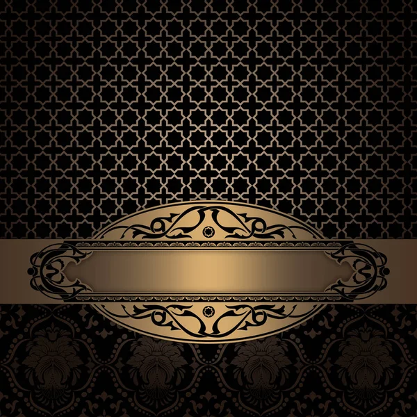 Vintage luxury background with decorative border.