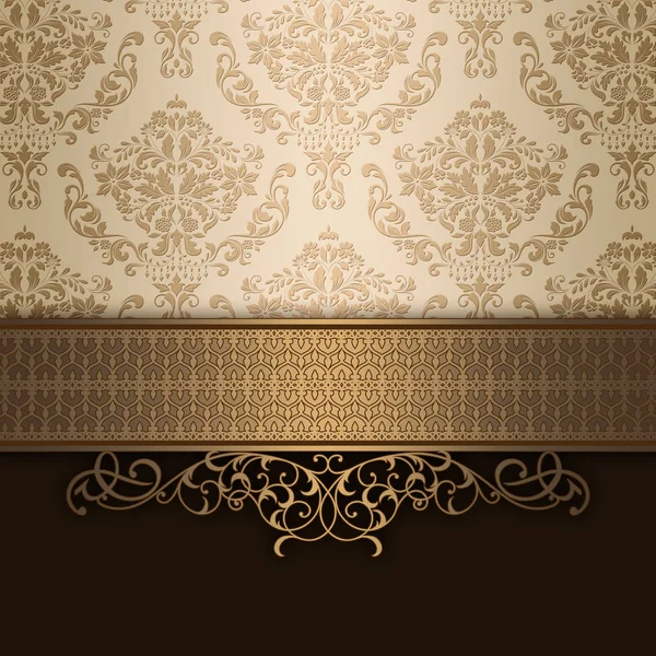 Decorative vintage background with old-fashioned patterns. — Stock Photo, Image