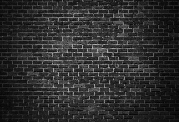 Black brick wall texture for background.