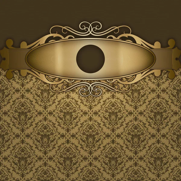 Luxury retro background with decorative frame. — Stock Photo, Image