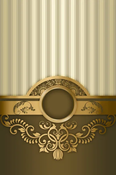 Decorative luxury background woth golden frame. — Stock Photo, Image