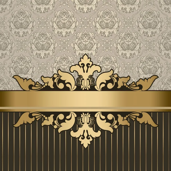 Luxury background with elegant border and ornament.