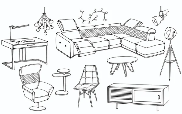 Canapé-lit 1 — Image vectorielle