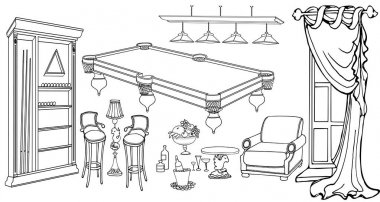 Bilardo mobilya pencere anahat