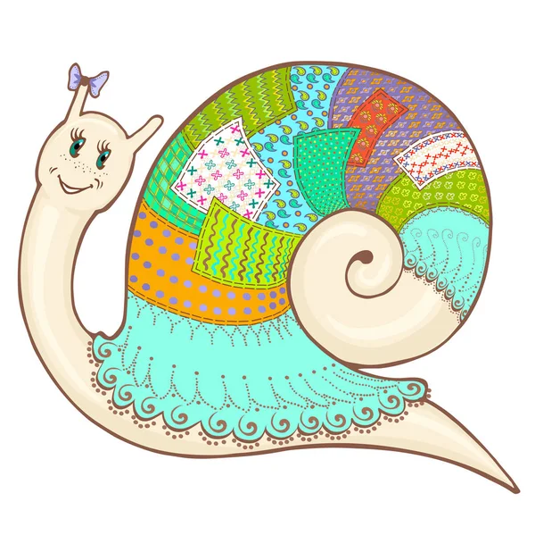 Mosaico de caracol 2 color2 — Vector de stock