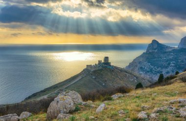 Karadeniz üzerinden günbatımı