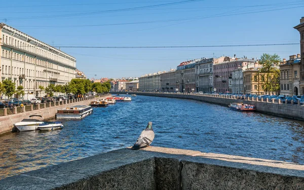 Rivière Fontanka. Saint-Pétersbourg, Russie — Photo