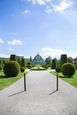 Viyana Avusturya 'daki ünlü Sch nbrunn Parkı. Seyahat.