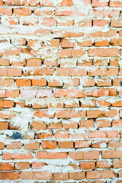 Old Red Brick Wall Backgrounds Brickwall Texture — Stock Photo, Image